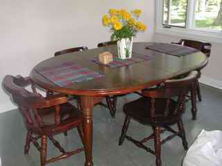 Dining room table